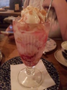Peach melba