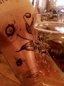 Prosecco and dessert card