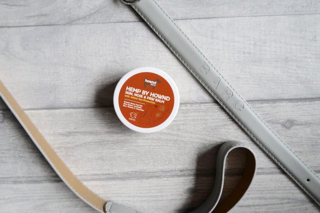 Hemp by Hownd paw balm label