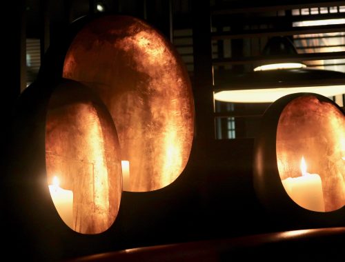 Image: Candles at Dakota Grill Manchester
